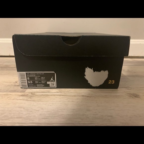 AIR JORDAN 2 GREY FOG SAMPLES - Picture 6 of 7